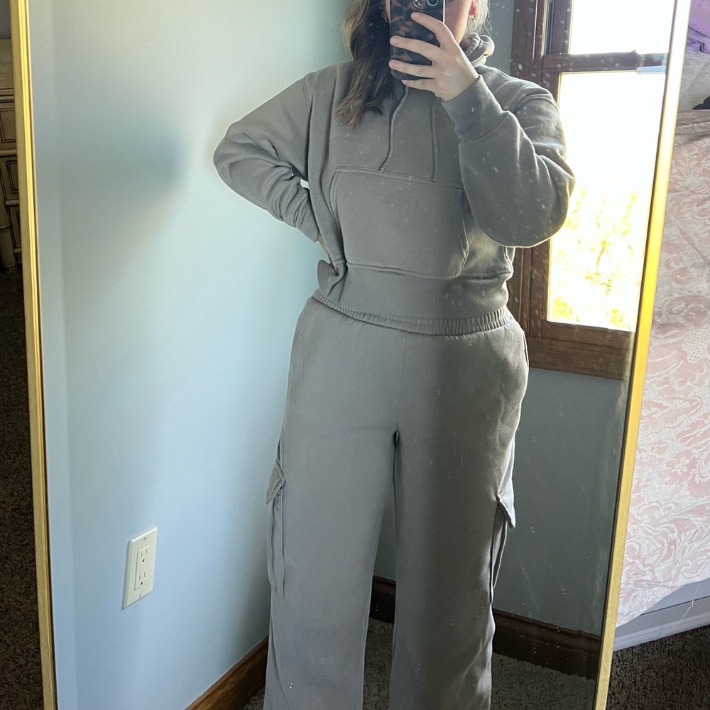 Better Together Tan Hoodie and Sweatpants Set